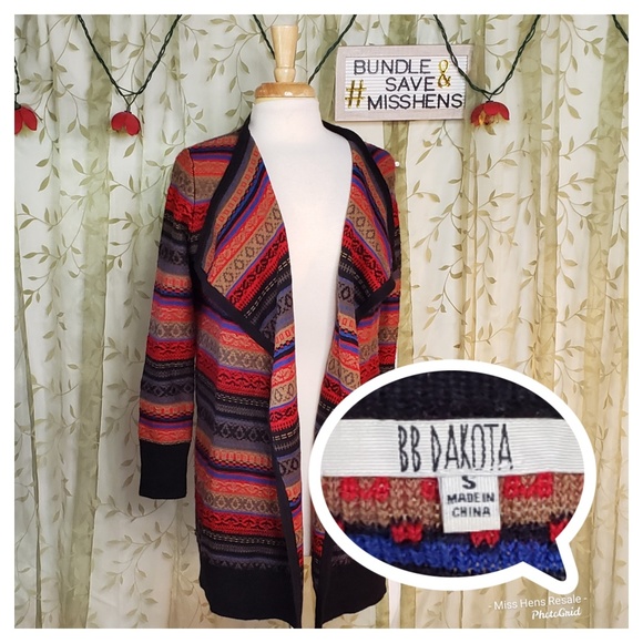 BB Dakota Sweaters - FLASH SALE*** COZY BB DAKOTA THICK AZTEC SWEATER